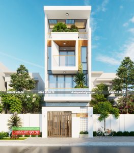 thiết kế nhà phố 3 tầng
