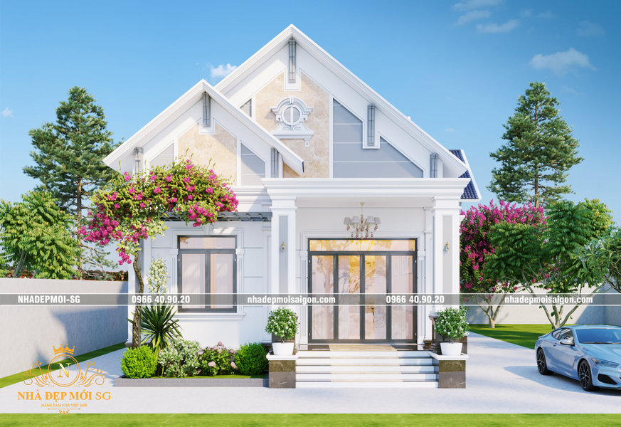 mẫu thiết kế biệt thự 1 trệt