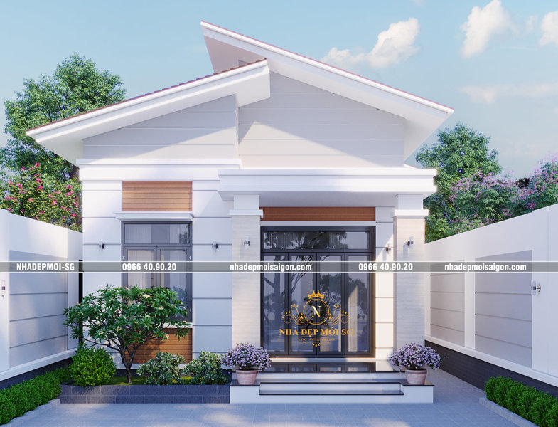 mẫu thiết kế biệt thự 1 trệt