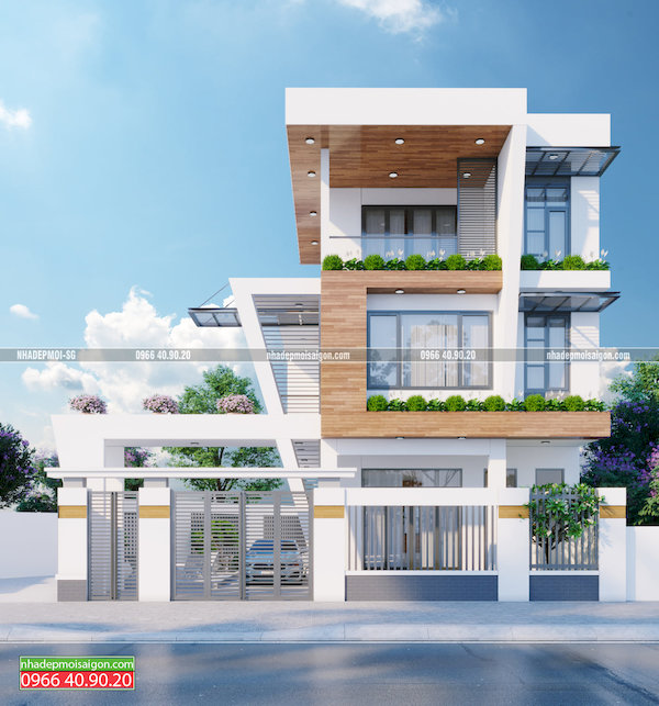 mẫu thiết kế biệt thự hiện đại đẹp