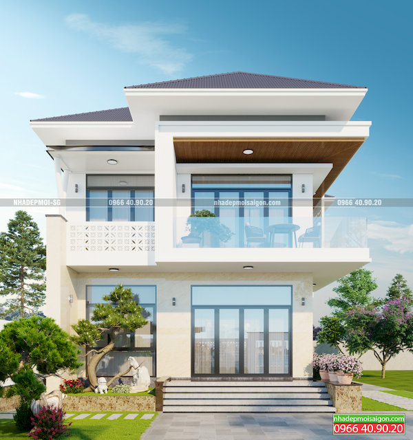 mẫu thiết kế biệt thự hiện đại đẹp