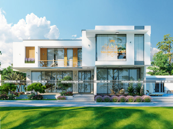 mẫu thiết kế biệt thự hiện đại đẹp