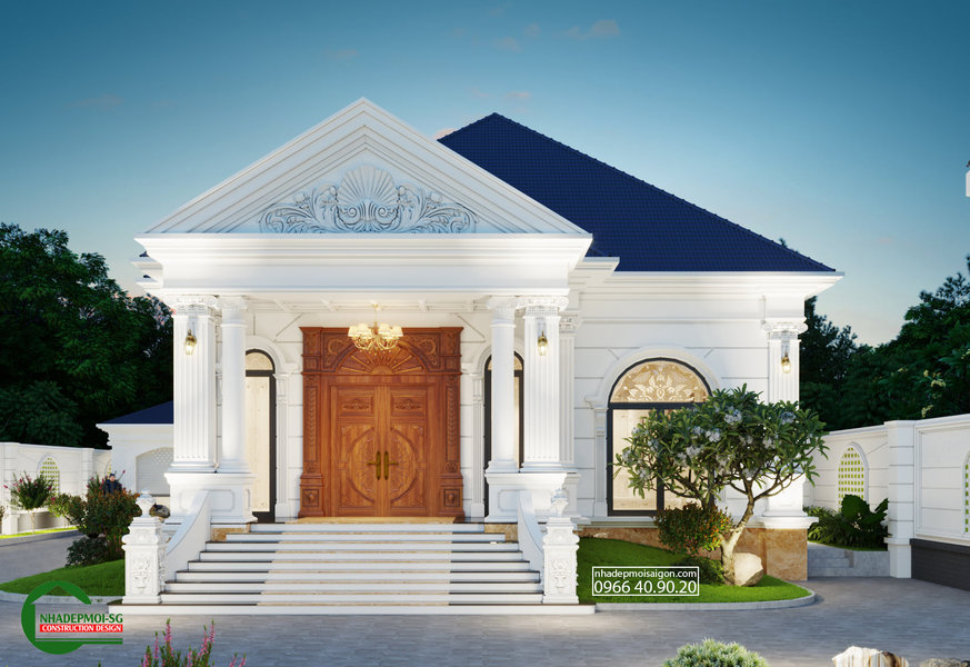 Mẫu Thiết Kế Biệt Thự Tân Cổ Điển Đẹp
