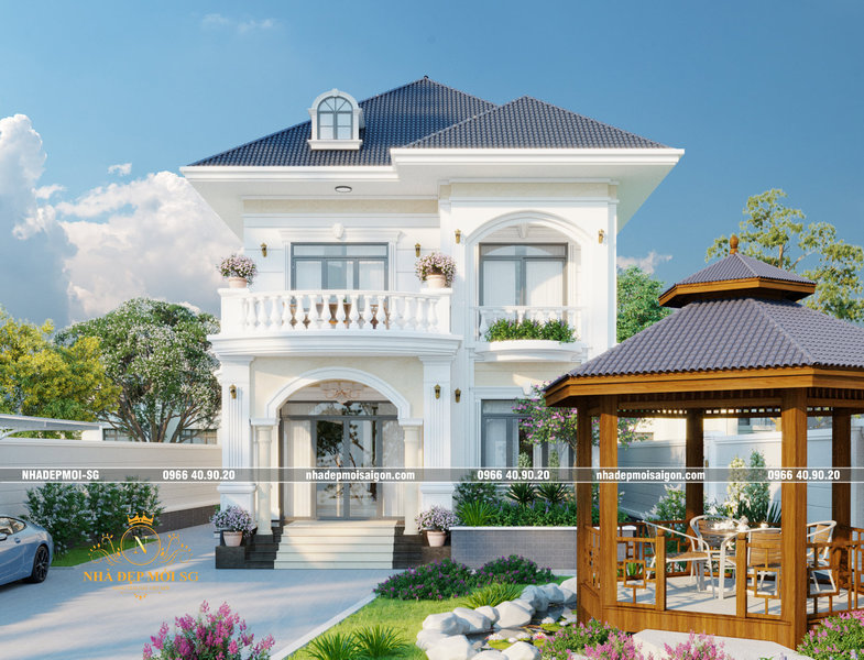 Mẫu Thiết Kế Biệt Thự Tân Cổ Điển Đẹp