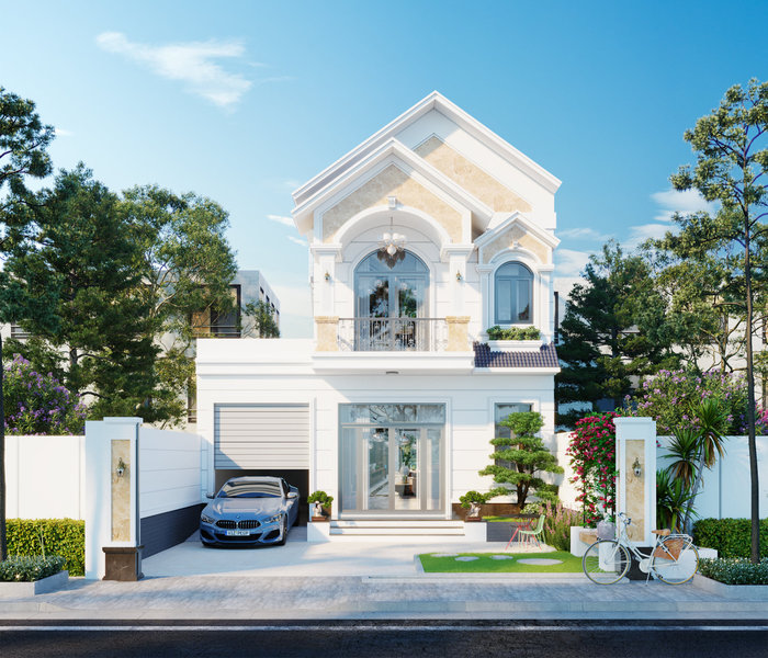 mẫu nhà mái thái đẹp