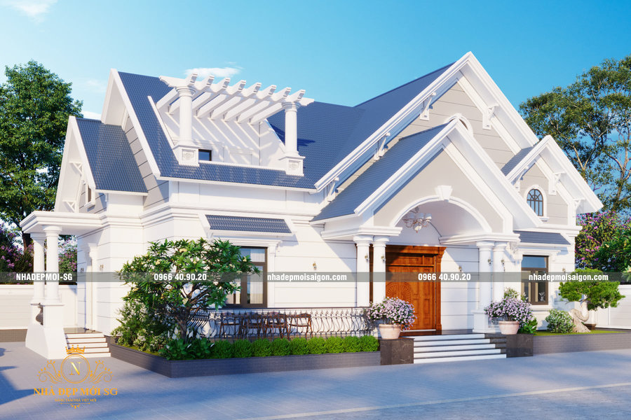 mẫu nhà mái thái đẹp