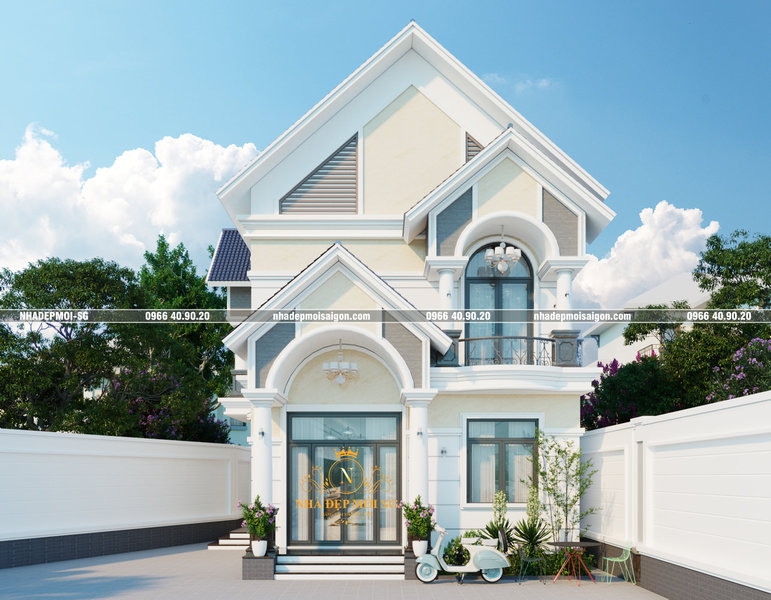 mẫu nhà mái thái đẹp