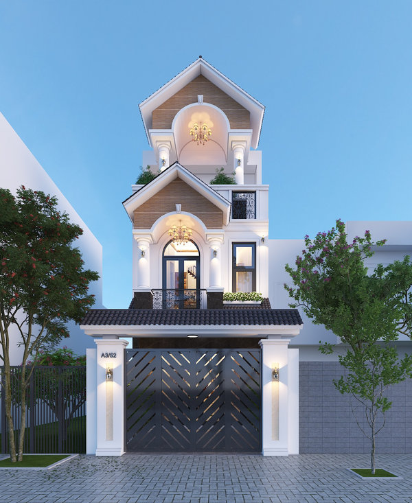 mẫu nhà mái thái đẹp