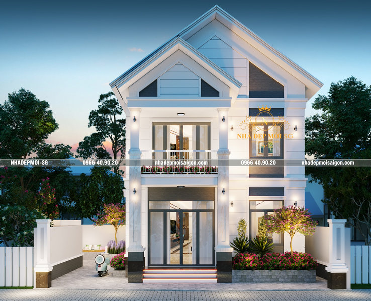 mẫu nhà mái thái đẹp