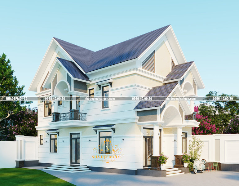 mẫu nhà mái thái đẹp