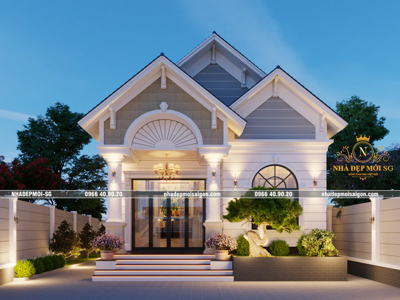 mẫu nhà mái thái đẹp