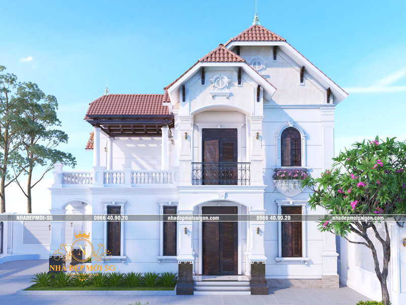 mẫu nhà mái thái đẹp