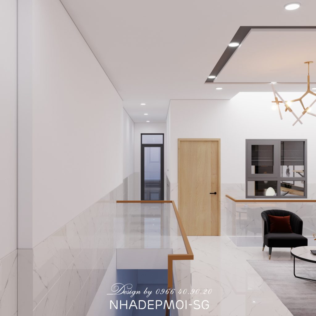 thiết kế nội thất nhà phố 2 tầng