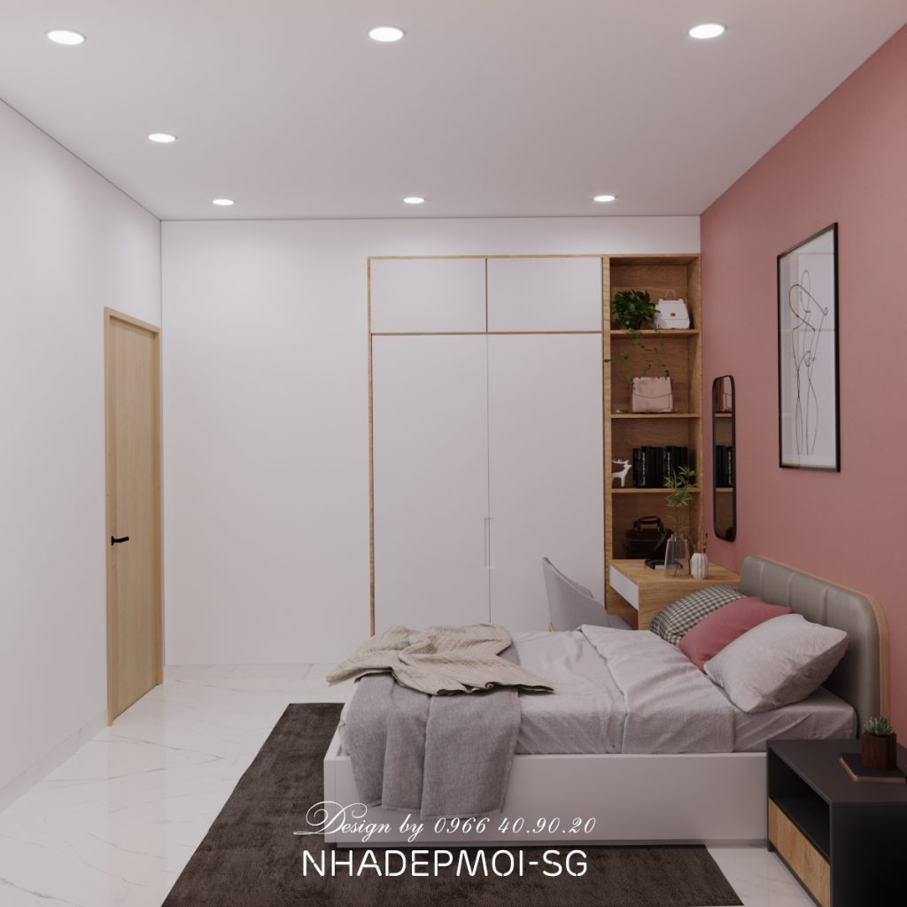 thiết kế nội thất nhà phố 2 tầng