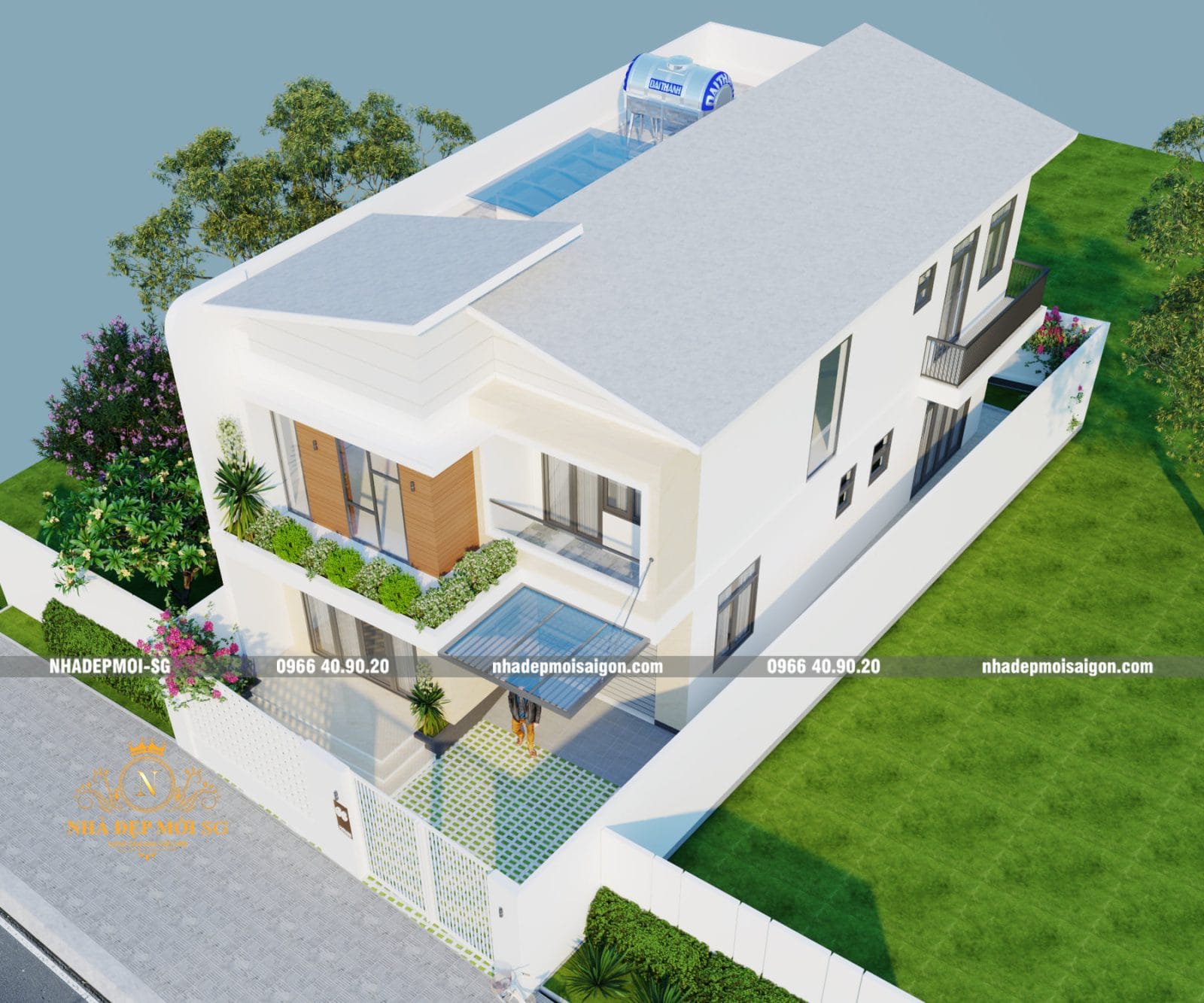Mẫu Thiết Kế Nhà Phố Đẹp 2026: Đỉnh Cao Kiến Trúc Hiện Đại & Bản Vẽ Chi Tiết 1 Mẫu thiết kế nhà phố đẹp hiện đại xu hướng 2026
