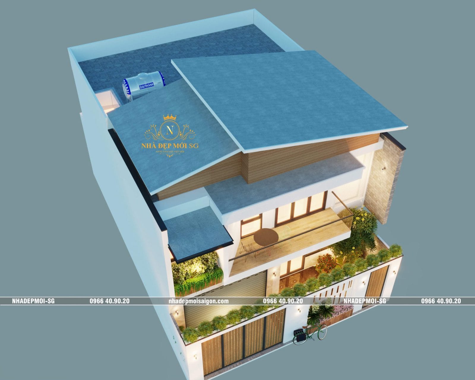 Mẫu Thiết Kế Nhà Phố Đẹp 7x15m: Xu Hướng Kiến Trúc Hiện Đại 2026 2 Mẫu thiết kế nhà phố đẹp hiện đại xu hướng 2026