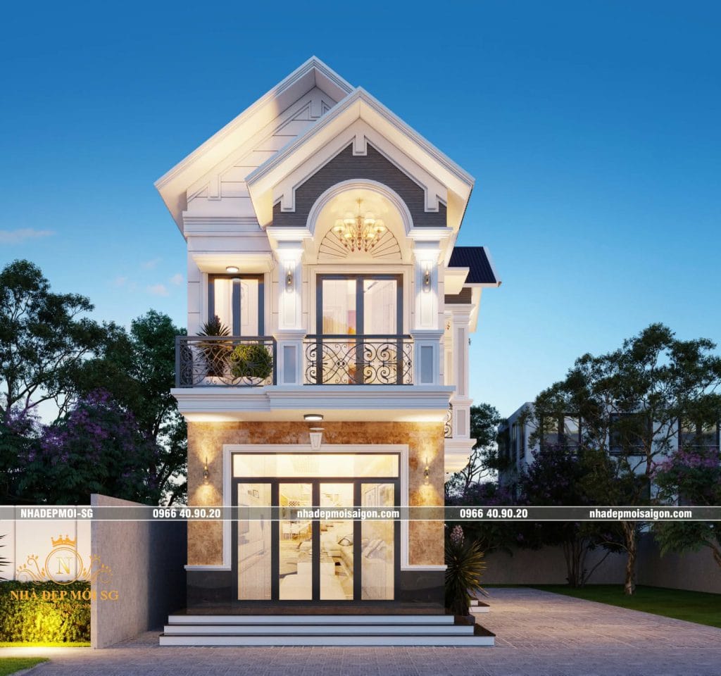 mẫu thiết kế nhà phố đẹp