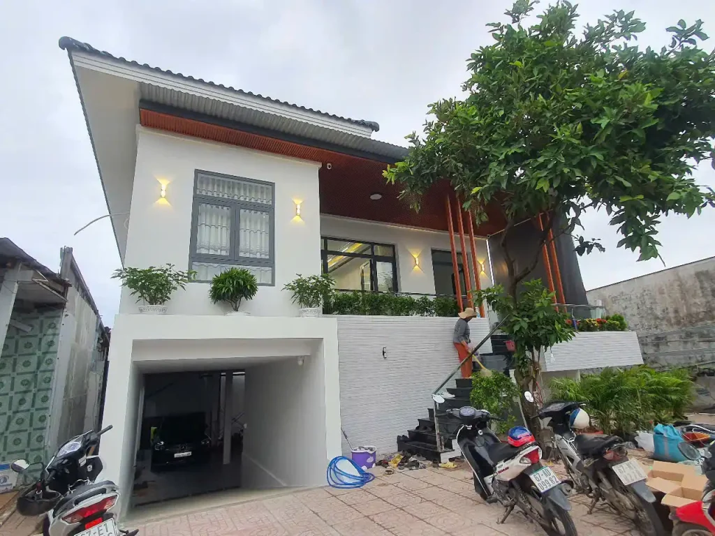 Công Ty Thiết Kế Và Thi Công Biệt Thự Vườn 1 Trệt Uy Tín Tại An Giang 1 biệt thự vườn 1 trệt